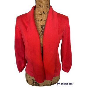 👗 2/$30 👗 89th & Maddison Candy Apple Red Cardigan NWT Large